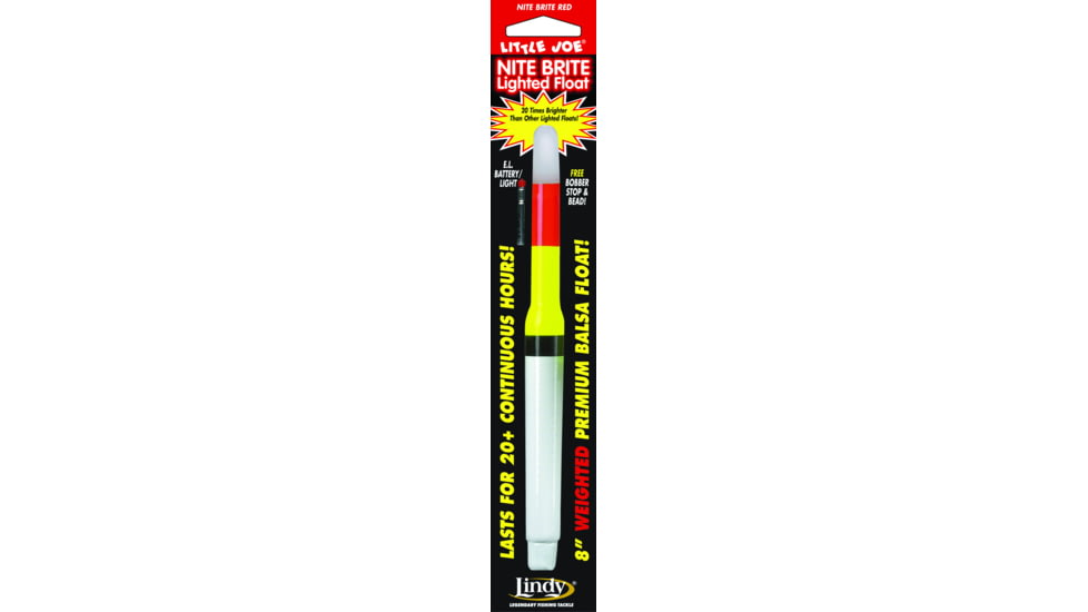 Little Joe Nite Brite Wgt Pole 10in Fl Orange/Yellow/White, LFW010
