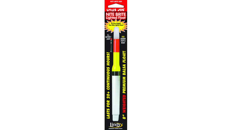 Little Joe Nite Brite Wgt Pole 8in Fl Orange/Yellow/White, LFW008