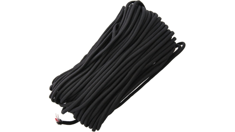 Live Fire 100ft Nylon Waterproof FireCord, Black, FC-BLACK100