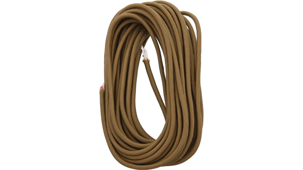 Live Fire 25ft Nylon Waterproof FireCord, Coyote Brown, FC-COYOTEBROWN25
