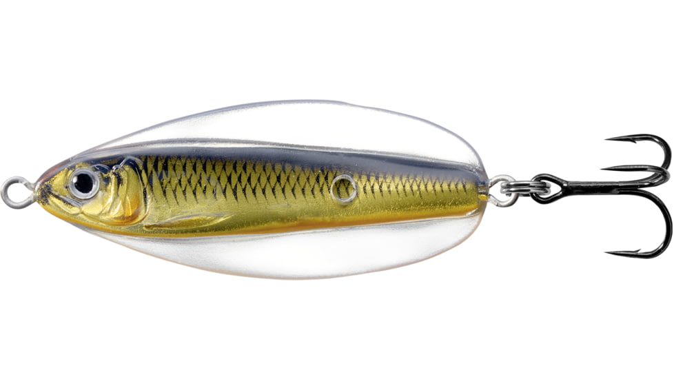 Live Target LiveTarget Erratic Shiner - Casting Spoon, 2 1/3in, 1/2oz, Gold/Black, ESS60SK208