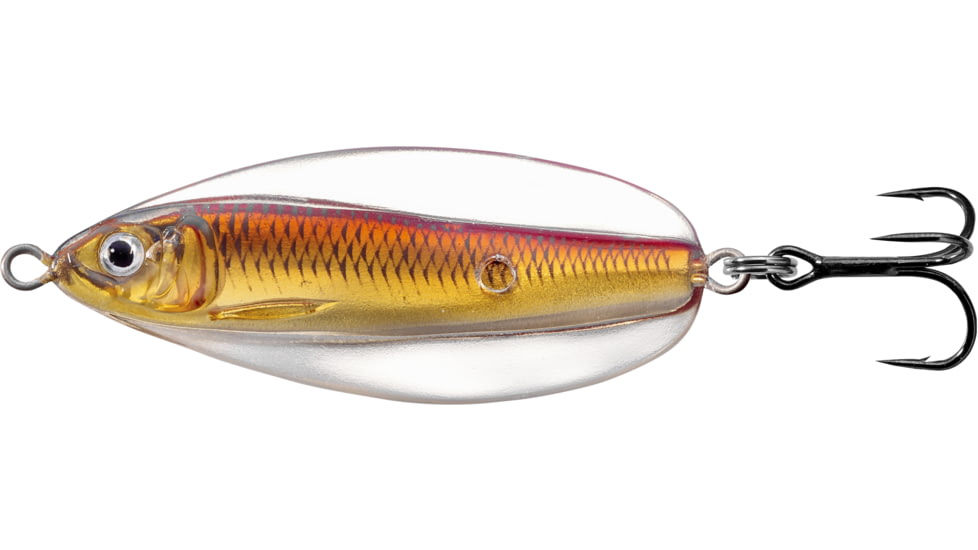 Live Target LiveTarget Erratic Shiner - Casting Spoon, 2 1/3in, 1/2oz, Gold/Red, ESS60SK223