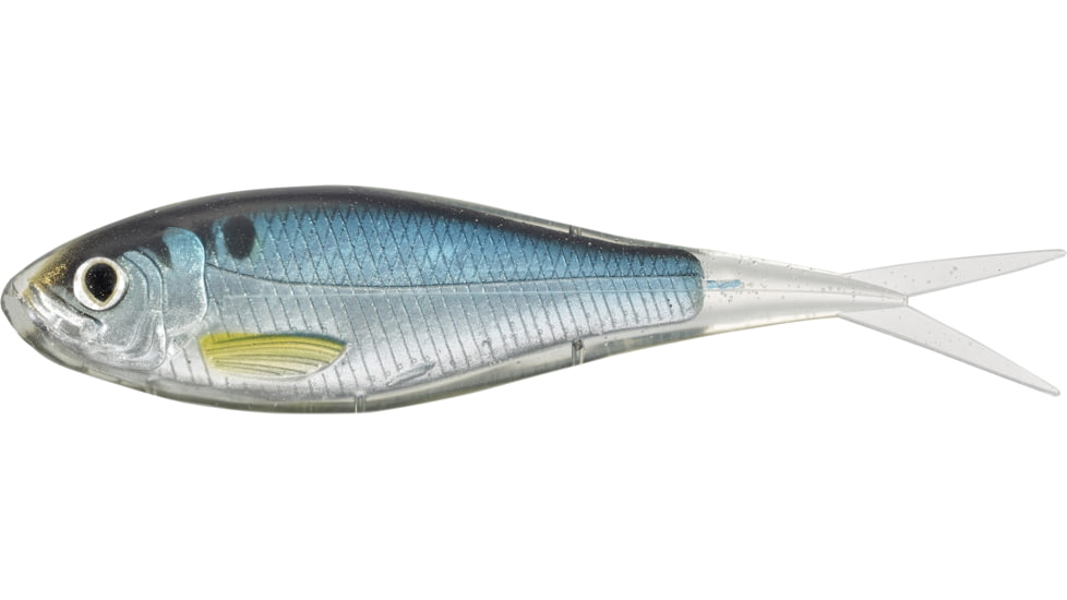 Live Target Skip Shad Soft Jerkbaits, 9, 3.5in, Silver/Blue, SSD90S201