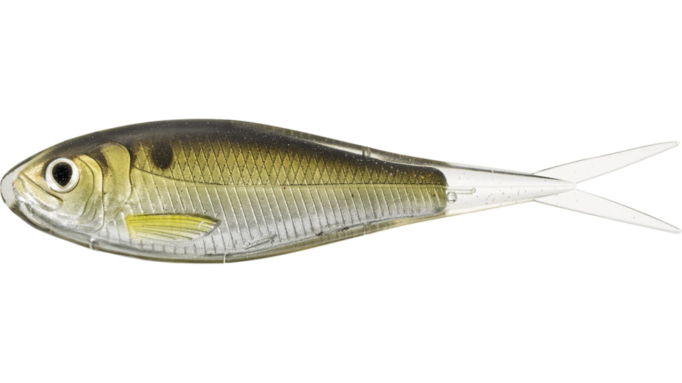 Live Target Skip Shad Soft Jerkbaits, 9, 5.25in, Silver/Brown, SSD135S934