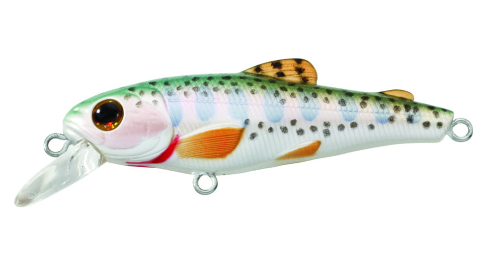 Live Target Livetarget Trout, Fry, Shallow Dive Jerkbait, Sinking, Rainbow Trout, 2in, 1/8oz, #10 Hooks, TF50S900