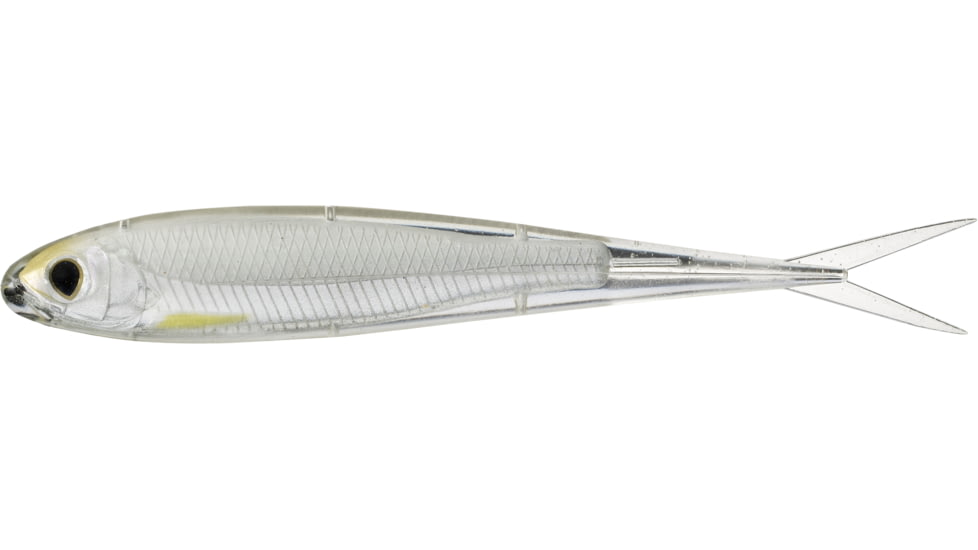 Live Target Twitch Minnow Soft Jerkbaits, 4, 4.5in, Silver/Pearl, SSR115S134