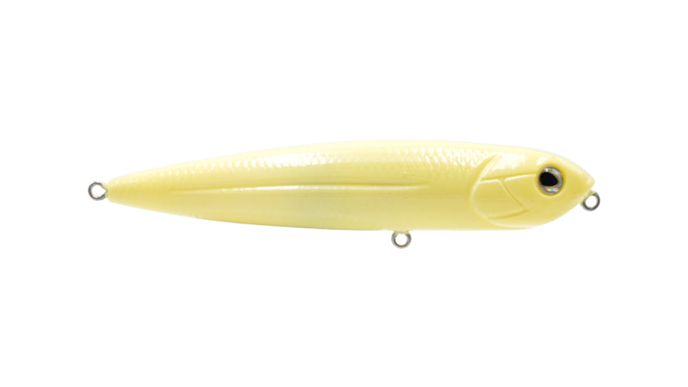 Livingston Lures 4in Walking Boss Jr. Lure, Pure Bone Shad, 13324