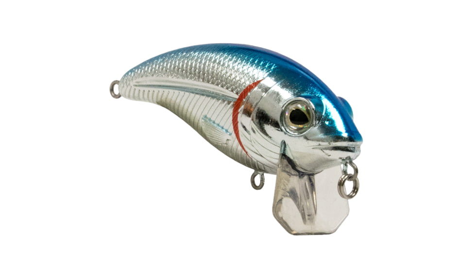 Livingston Lures Bull Nose Lure, Black Back Chrome Shad, 10505