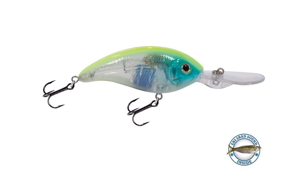 Livingston Lures Deep Impact 12 Lure, Chartreuse blue Shiner, 3229