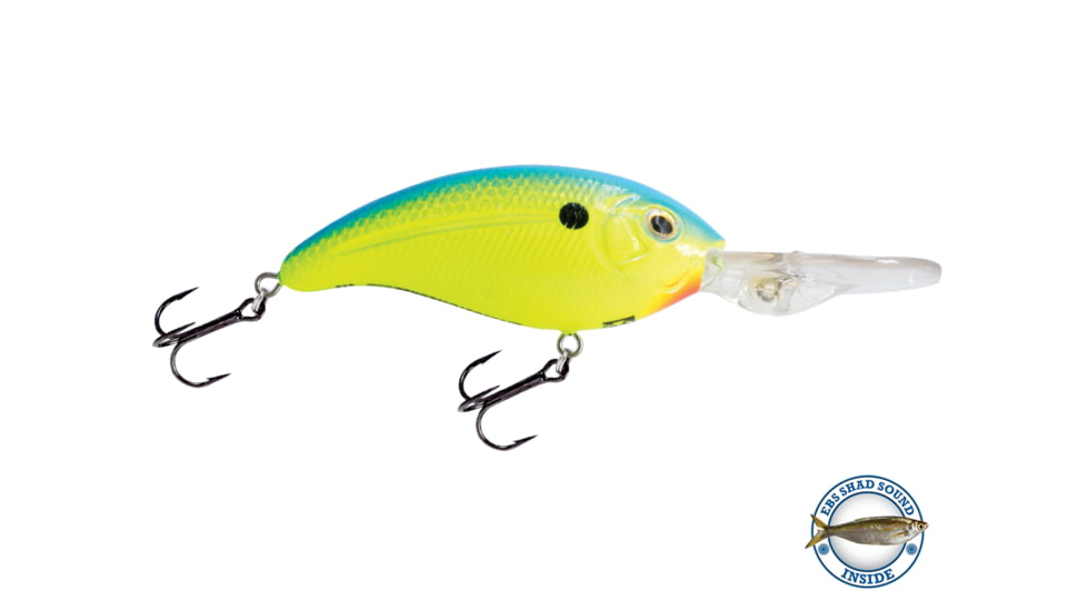 Livingston Lures Deep Impact 12 Lure, Chartreuse Sunrise Shad, 3213