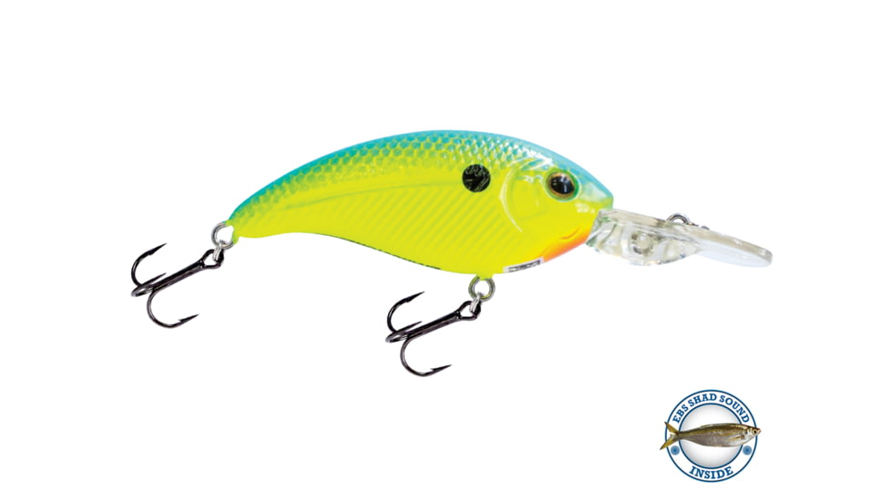 Livingston Lures Deep Impact 6 Lure, Chartreuse Sunrise Shad, 3113