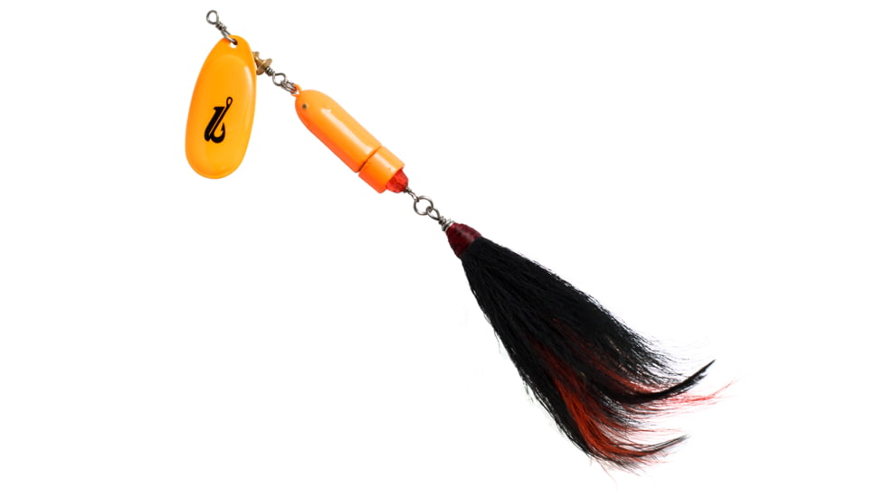 Livingston Lures EBS Spinner 100 Lure, Hot Orange Black, 6375