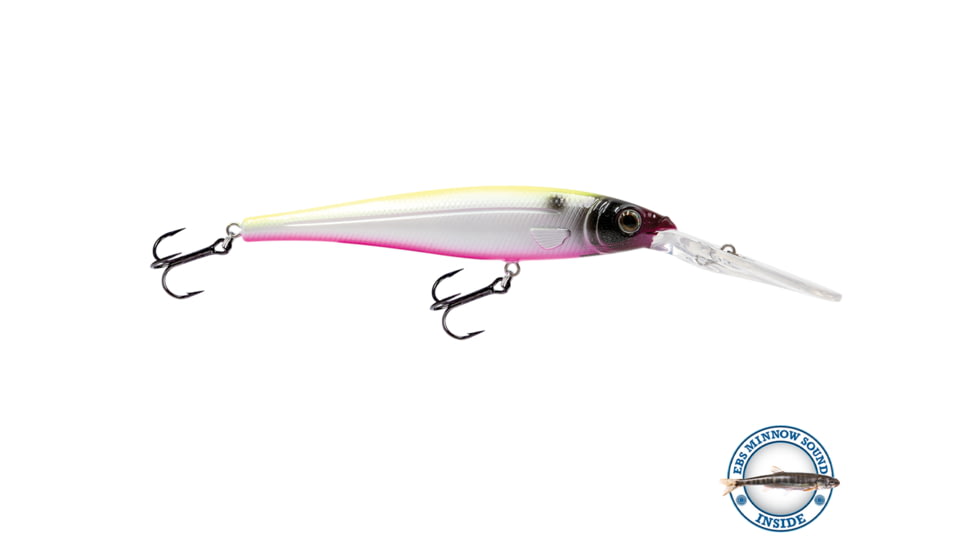 Livingston Lures EBS Walleye 111 Lure, Cotton Candy, 10705