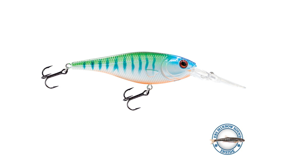 Livingston Lures EBS Walleye 90 Lure, Blue Tiger, 8816