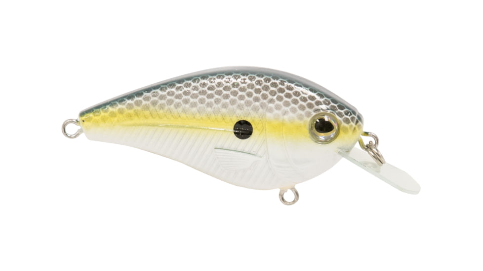Livingston Lures FlatMaster SQ Lure, Chartreuse Shad, 5803