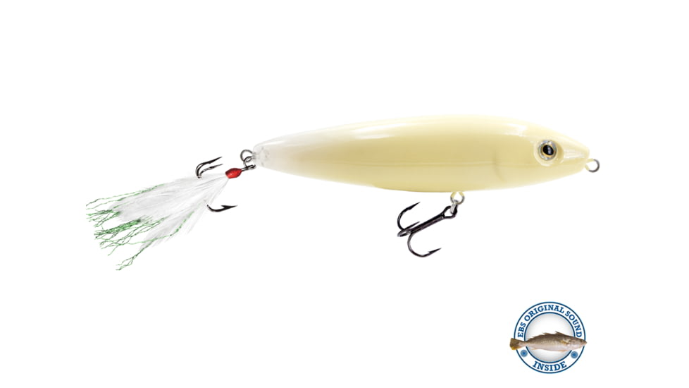 Livingston Lures Pro Sizzle Lure, Pure Bone Shad, 0624