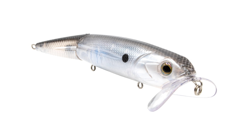 Livingston Lures Walking Boss II Lure, Black Silver Shiner, 10227