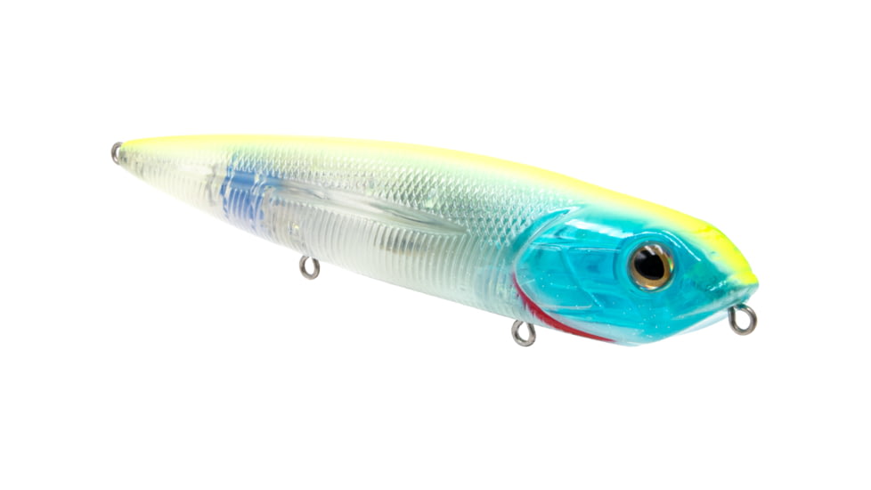 Livingston Lures Walking Boss Lure, Chartreuse blue Shiner, 10129