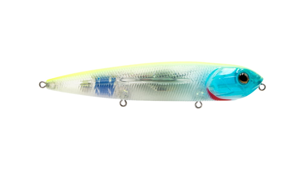 Livingston Lures Walking Boss Lure, Chartreuse blue Shiner, 10129
