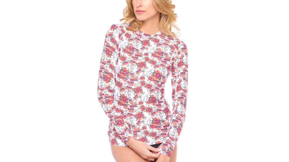 Lole Akaw Rashguard - Women's-White Blomst-Small