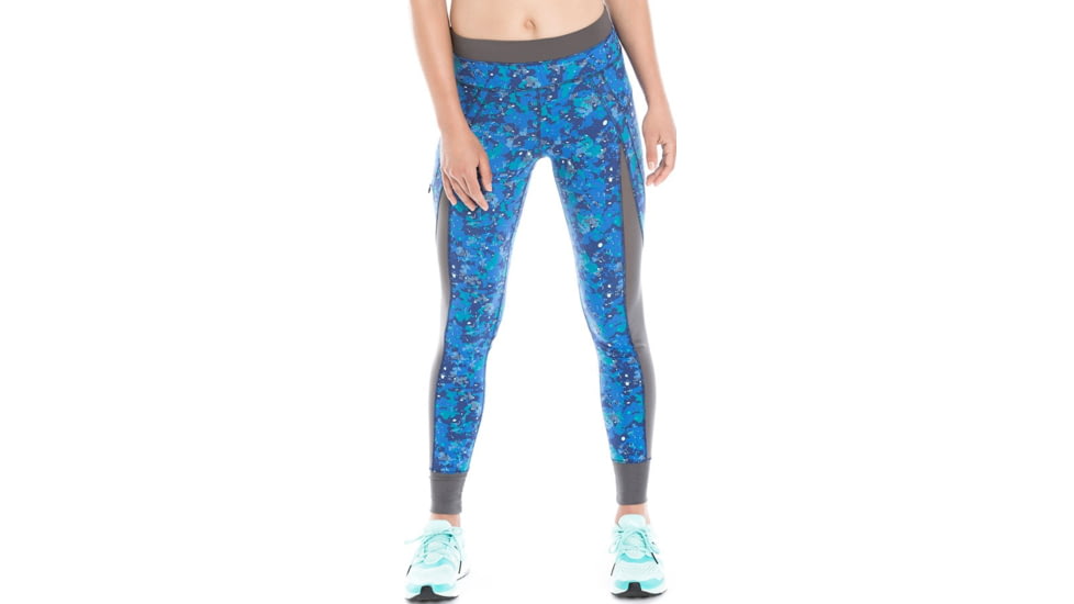 Lole Burst Leggings - Womens-Blue Mountain/Campanula-Large