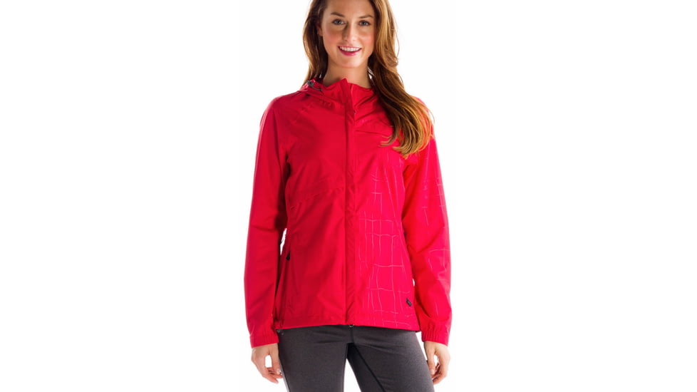 Lole Cumulus Jacket - Women's-Pomegranate Embossed Checker-X-Small