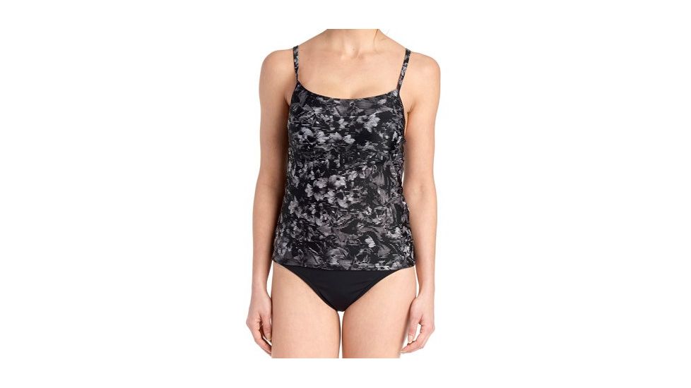 Lole Paradise Tankini Top - Women's-Medium-Black Digifleur
