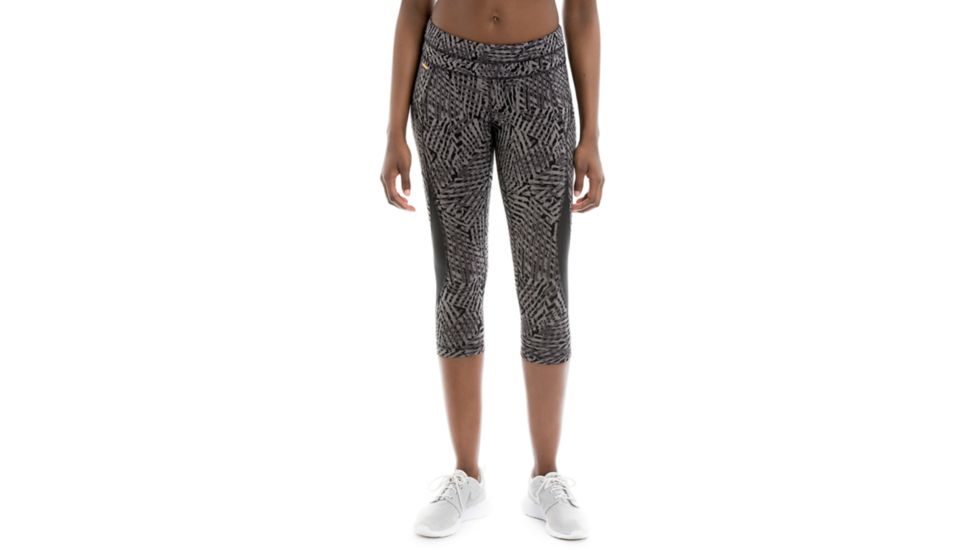 Run Capri - Womens-Black Foliage-Small
