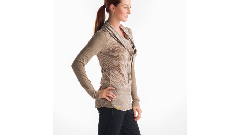 Lole Sheer 2 Top - Women's-Driftwood Heather Chevron-Small