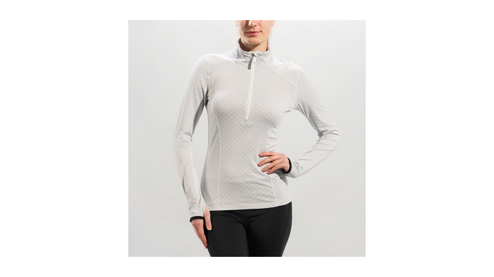 Lole Shining Top - Women's-White/Light Grey Monogram-Small