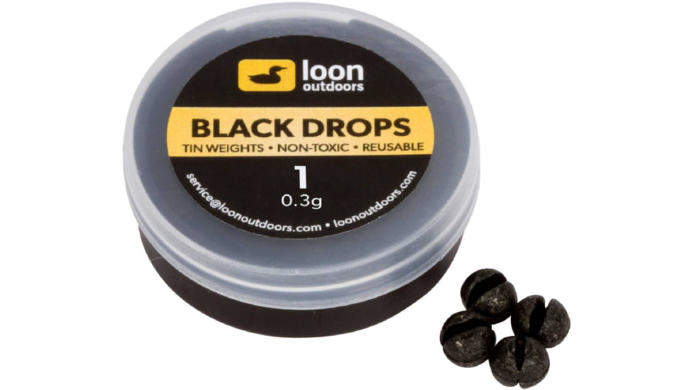Loon Drop Refills, AB, Black, LOBDRAB