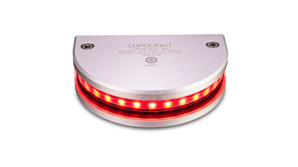 Lopolight 180 Navigation Light - 2nm f/Vessel up to 164'50M - Red 61261