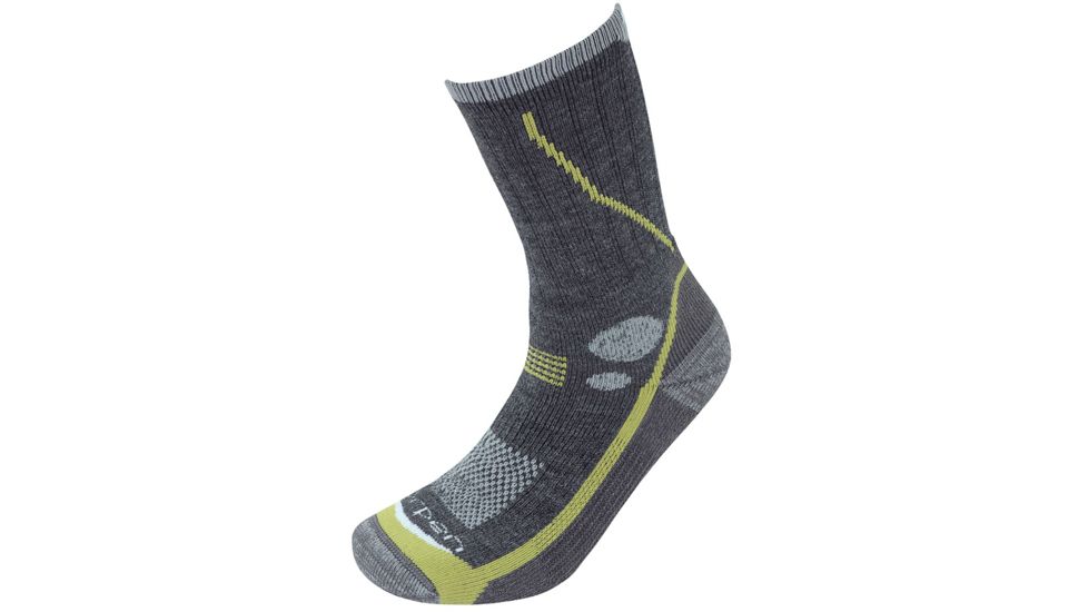 Lorpen Midweight Hiker Socks- Mens, Charcoal, Extra Large, T3MMH-5427-XL