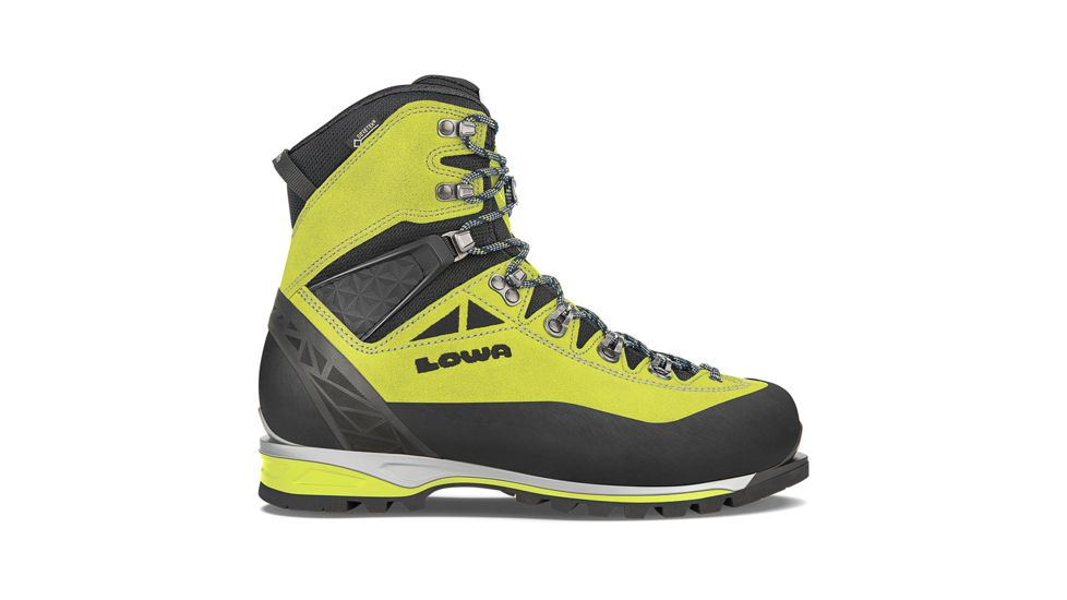 Lowa Alpine Expert GTX Mountaineering Boots - Mens, Lime/Black, Medium, 8, 2100217299-LIMBLK-Medium-8
