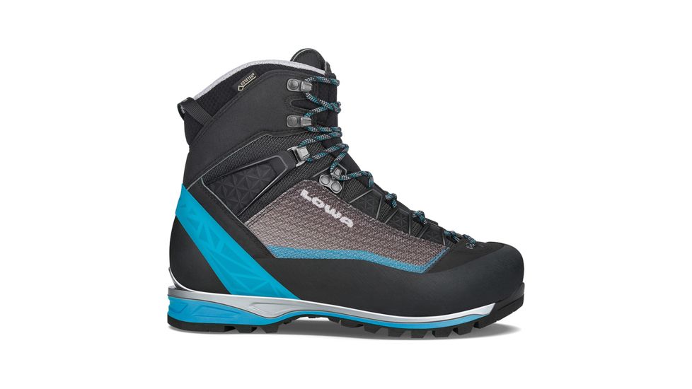 Lowa Alpine Pro GTX Mountaineering Boots - Womens, Black/Turquois, Medium, 6.5, 2200809969-BLKTUR-MD-6.5