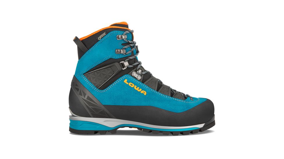 Lowa Alpine Pro LE GTX Mountaineering Boots - Womens, Turquoise/Mandarine, Medium, 6.5, 2201806915-TURMAN-MD-6.5