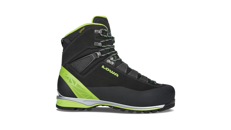 Lowa Alpine Pro LE GTX Mountaineering Shoes - Mens, Black/Lime, 14 US, Medium, 2101809903-BLKLIM-14 US
