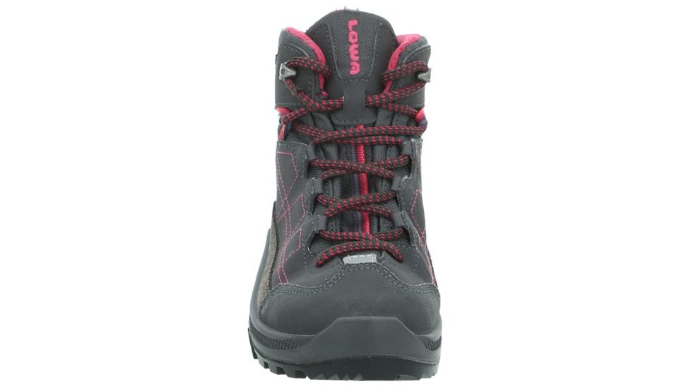 Lowa Approach GTX Mid Footwear Boots - Unisex, Anthracite/Berry, Medium, 13, 3401229756-AR-MD-M310