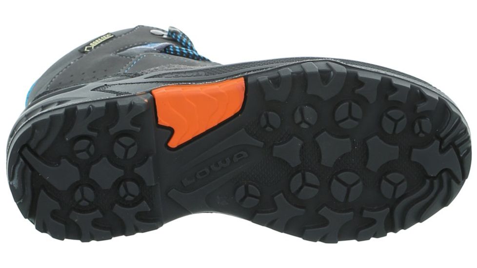 Lowa Approach GTX Mid Footwear Boots - Unisex, Anthracite/Turquoise, Medium, 13, 3401229796-AN-MD-M310