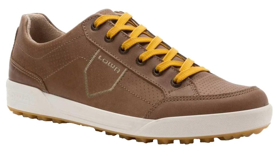 Lowa Bandon Casual Shoe - Men's-Taupe/Mustard-Medium-11