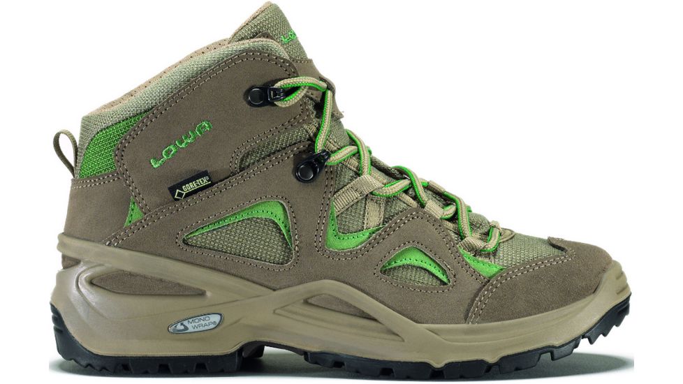 Bora GTX QC Hiking Boot - Womens-Stone/Green-Medium-11