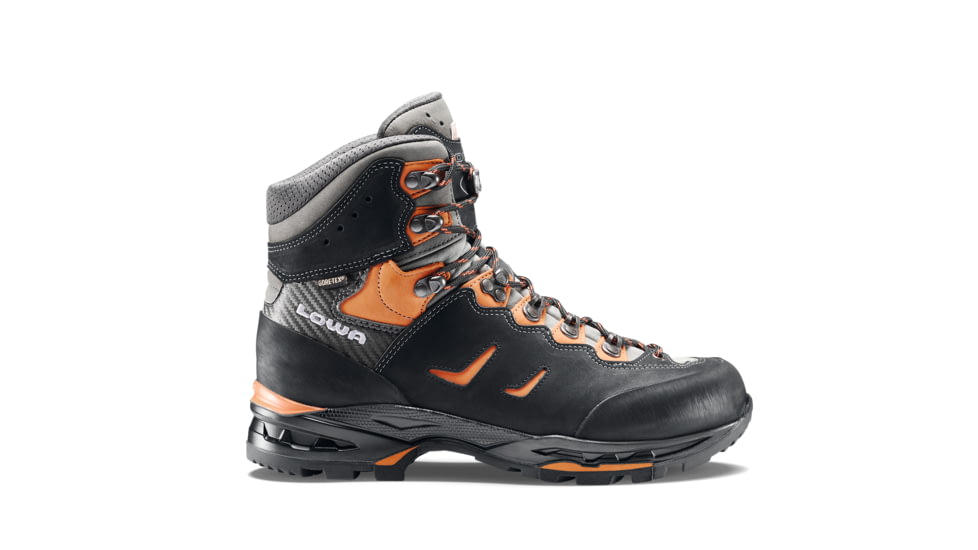 Lowa Camino GTX Flex Backpacking Boot - Mens, Black/Orange, 9.5, Medium, 2106440920-BLKORG-M095