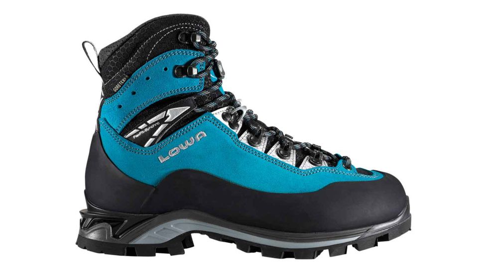 Lowa Cevedale Pro GTX Mountaineering Boot - Womens, Turquoise/Black, 7, Medium, 2200506998-TURBLK-M070
