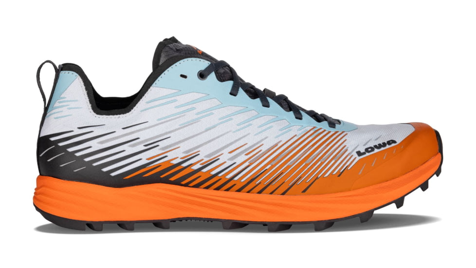 Lowa Citux Trailrunning Shoes - Mens, Misty Blue/Orange, 11, 197827038559