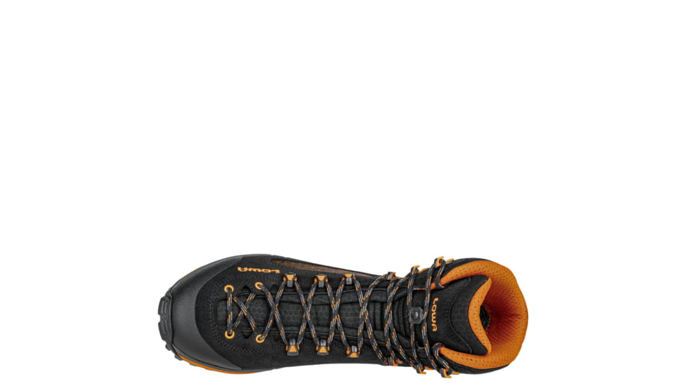 Lowa Corvara GTX Mid Boots - Mens, Black/Orange, 8.5, 2117310920-BLKORG-M085