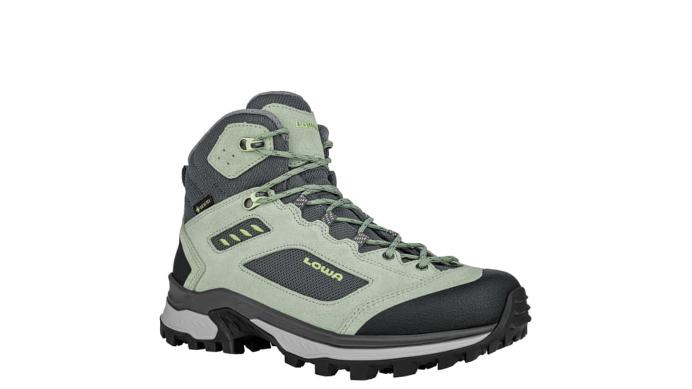 Lowa Corvara GTX Mid Boots - Womens, Patina Green/Grey, 9, 2217377530-PAGNGY-M090
