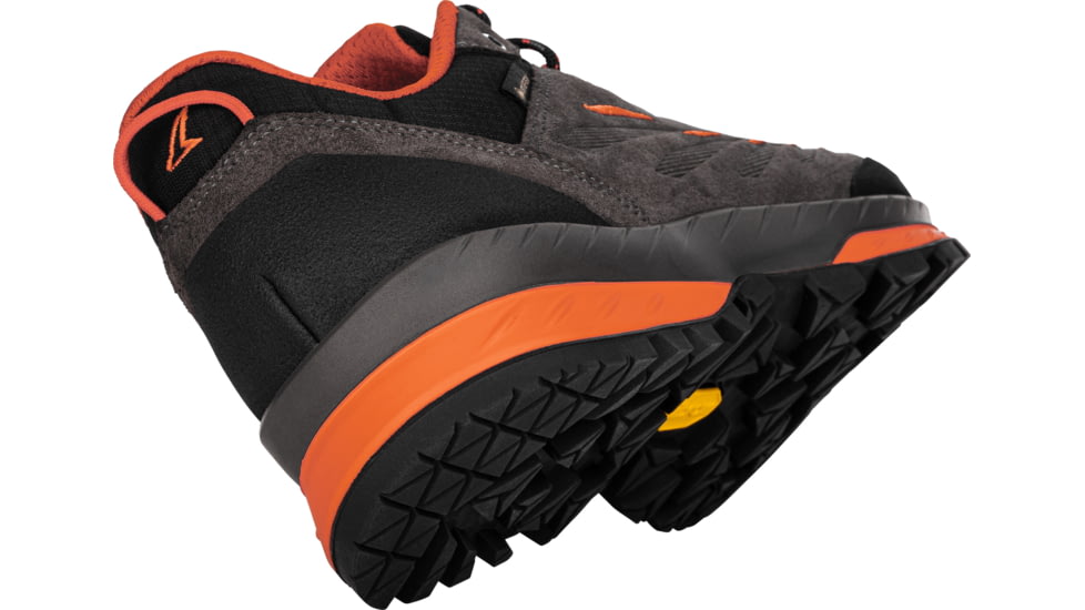 Lowa Delago GTX Lo Hiking Boots - Mens, Anthracite/Flame, Size 7.5, 2100977935-Anth/Flame-7.5
