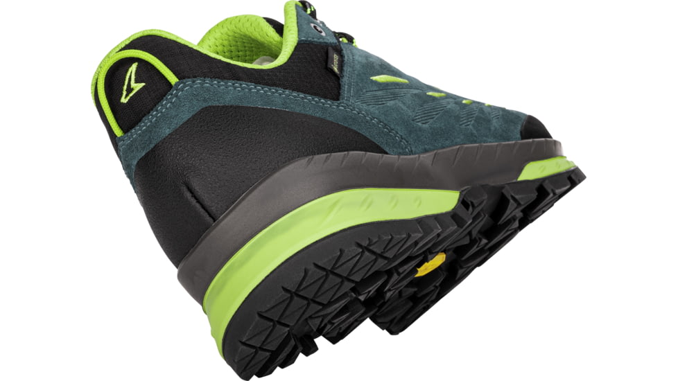 Lowa Delago GTX Lo Hiking Boots - Mens, Petrol/Lime, Size 7.5, 2100977402-Petrol/Lime-7.5
