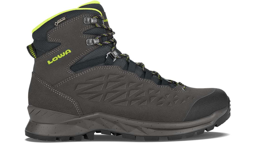 Lowa Explorer GTX Mid Shoes - Men's, Anthracite/Lime, 11, Wide, 2107029702-ANTLIM-11