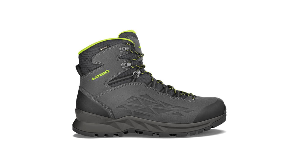 Lowa Explorer II GTX Mid Hiking Boots - Mens, Anthracite/Lime, Size 9.5, Wide, 2107619702-ANTLIM-9.5